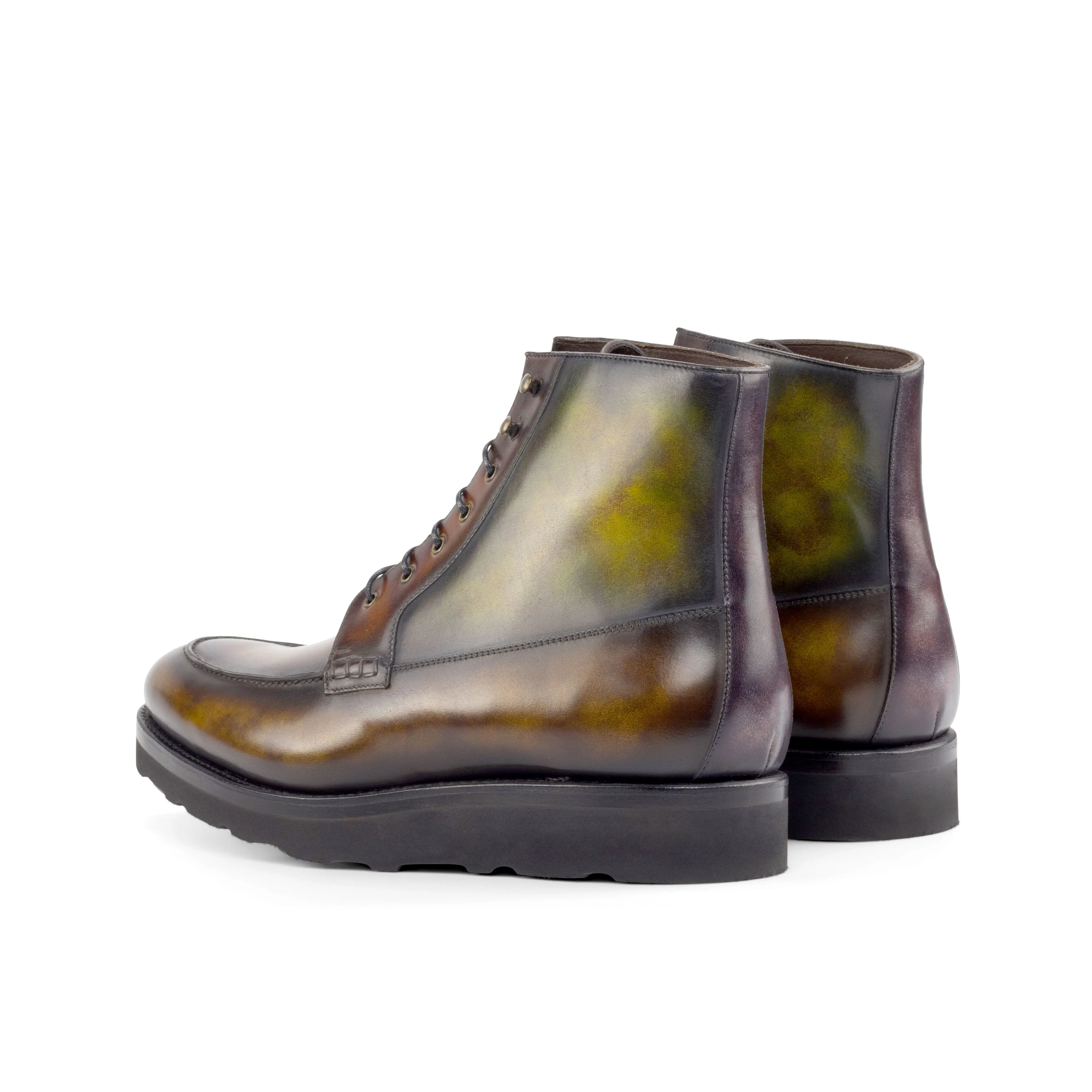 Museum Patina Moc-Toe Boots