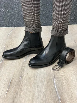 Napoli Leather Boots - Elegant Versatility for Every Occasion