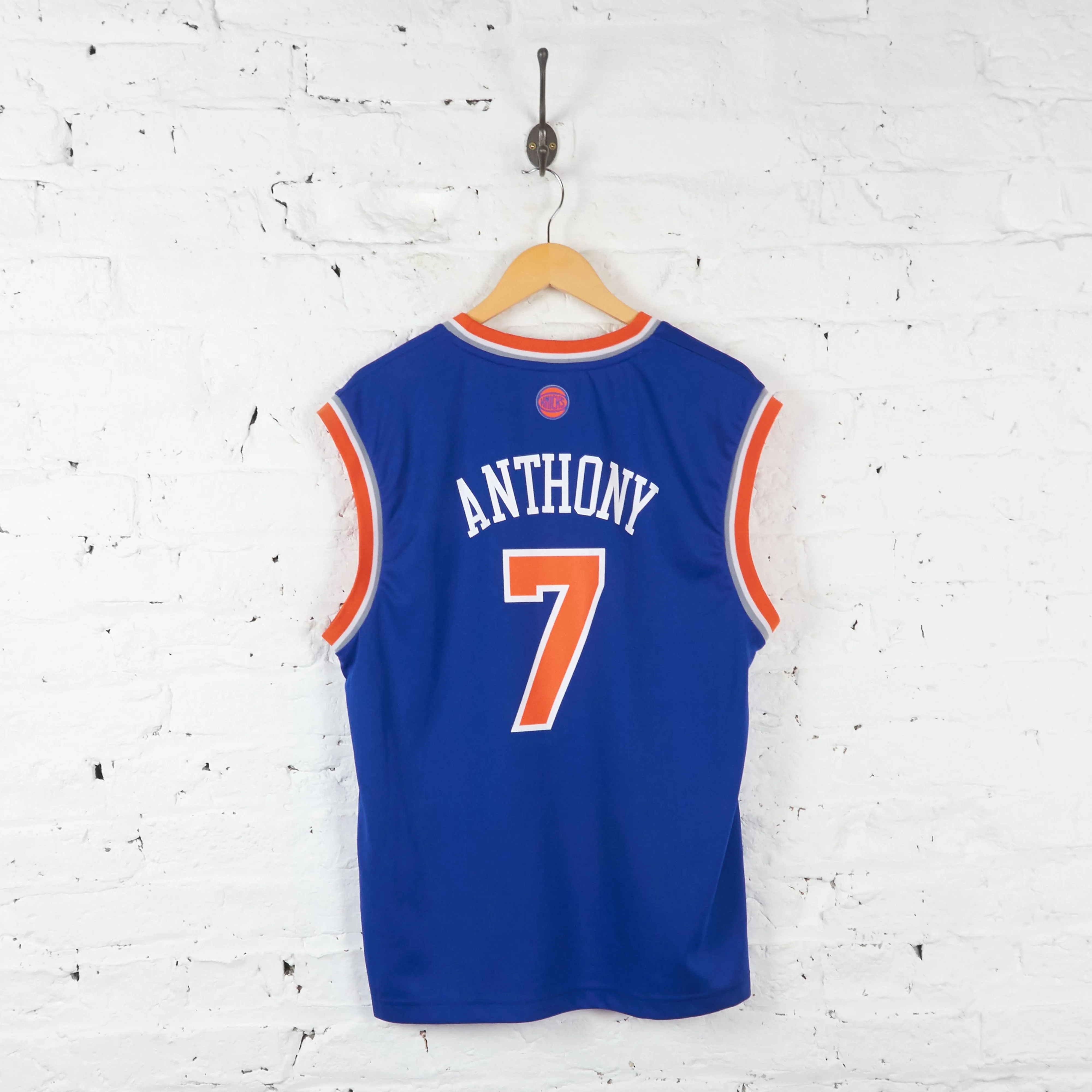 New York Knicks Anthony Basketball Jersey Vest - Blue - M