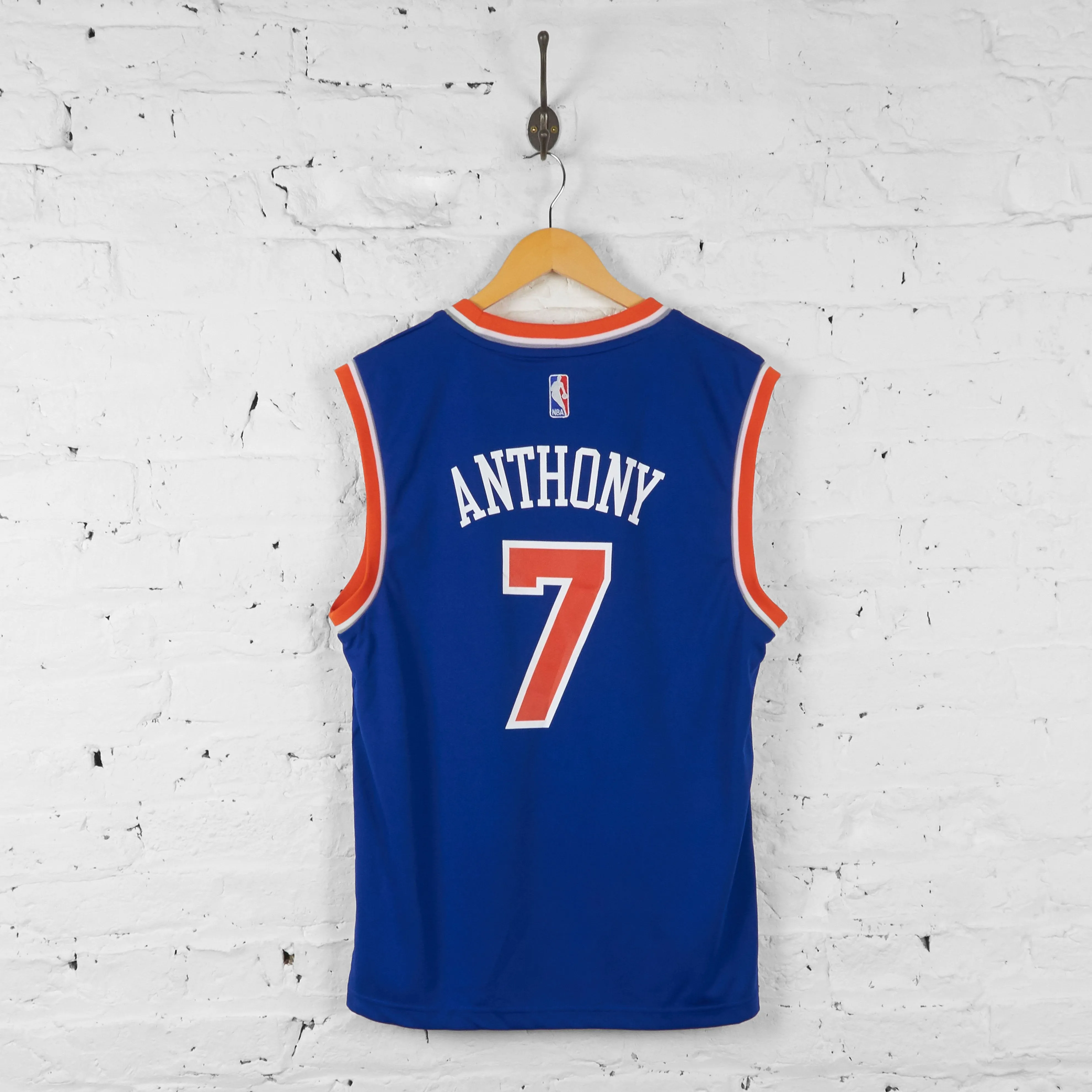 New York Knicks Anthony Basketball Vest Jersey - Blue - M
