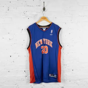 New York Knicks Houston 20 Basketball Jersey Vest - Blue - L