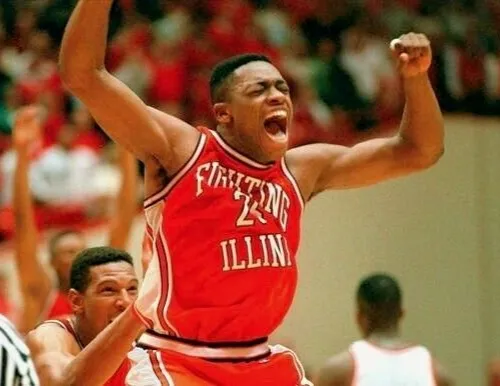 Nick Anderson Signed Illinois Fighting Illini Jersey "Mr. Basketball" (JSA COA)