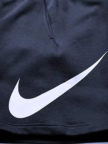 Nike Men's Sportswear Club Short Basketball Graphic, Midnight Navy/White/White, Large
