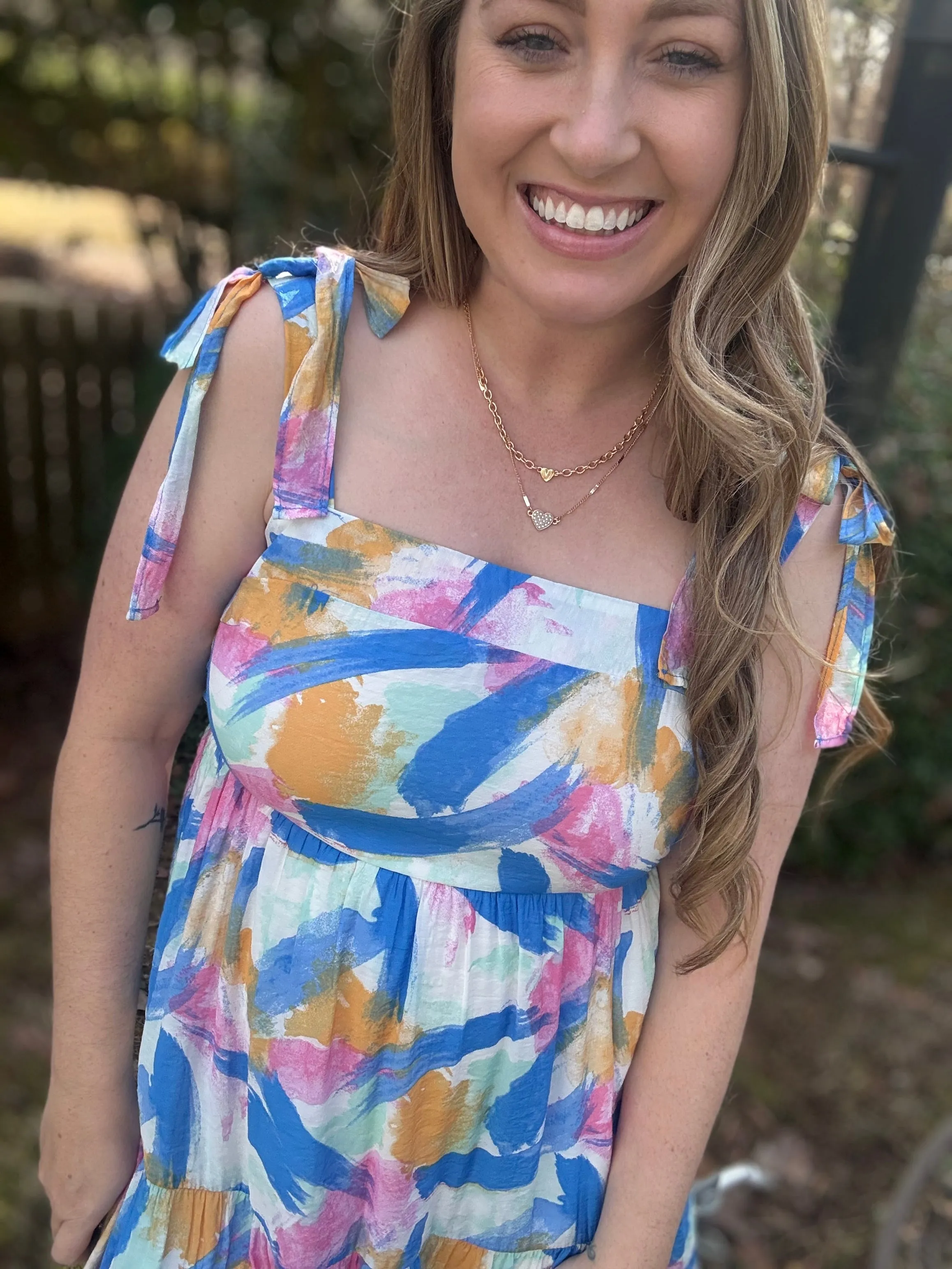 PAINTED SKIES DRESS