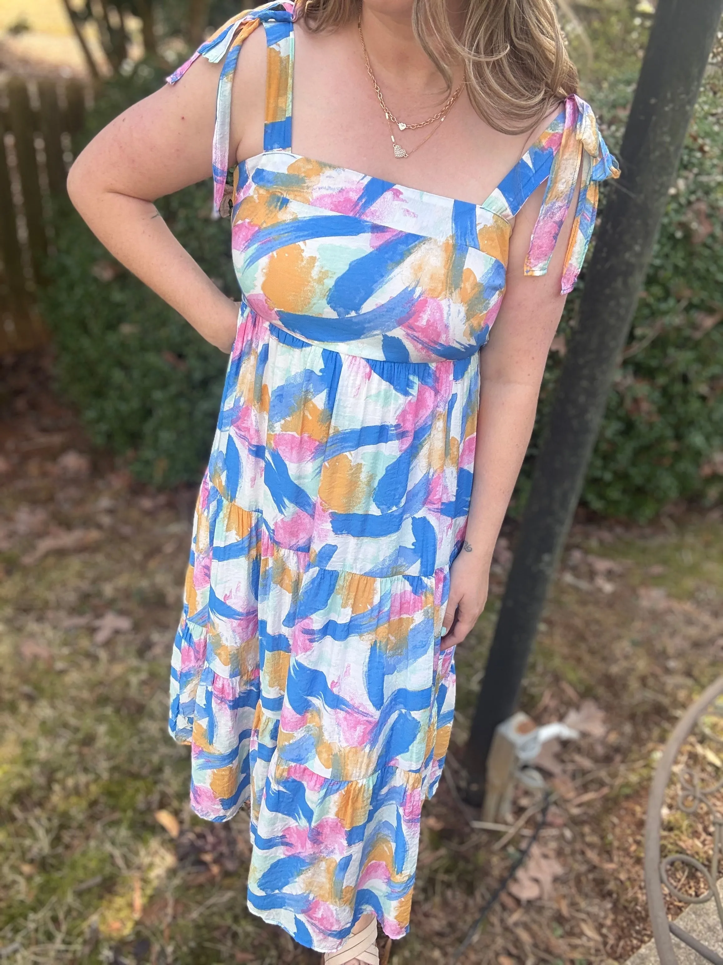 PAINTED SKIES DRESS