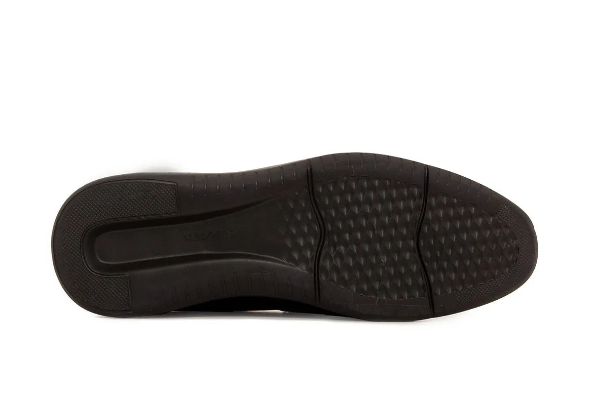 Palmer Black Penny Loafers