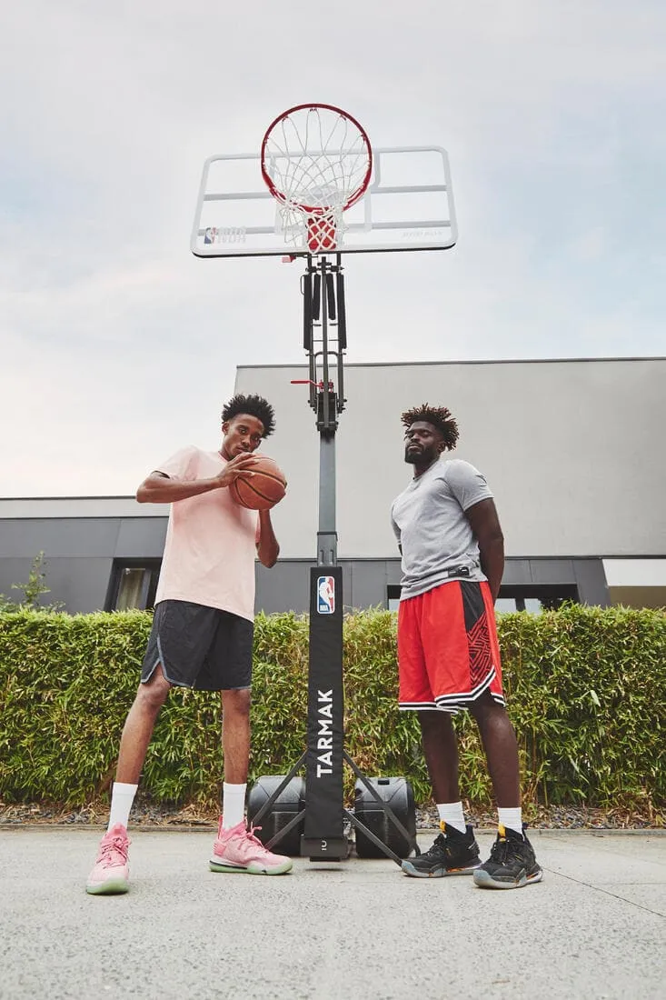 Panier de basket pliable sur roue réglable de 2,10m à 3,05m - B900 BOX NBA