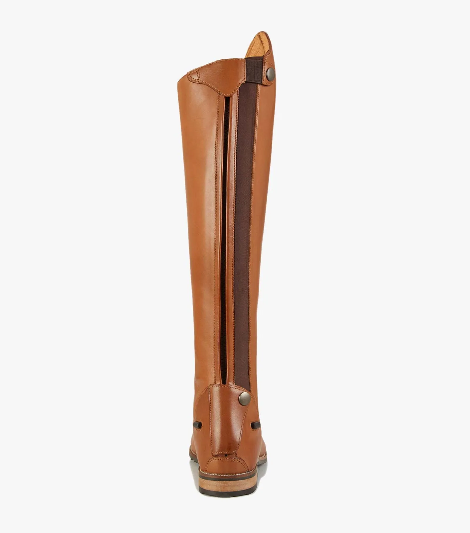 PEI Maurizia Tan Lace-up Tall Riding Boots (UK5-Wide)