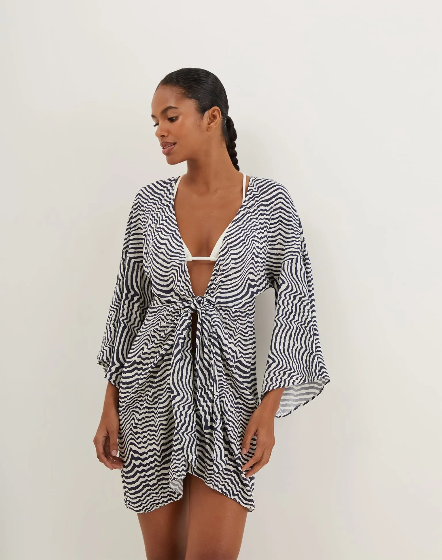 Perola Knot Short Cover Up - Ravine