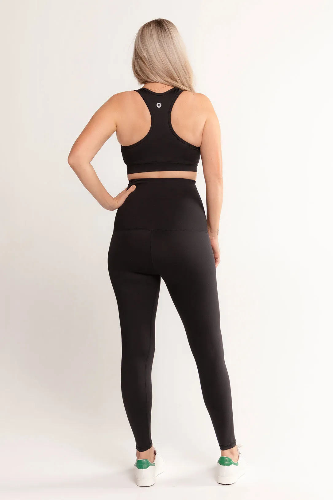 Postpartum Recovery Full Length Legging - Black