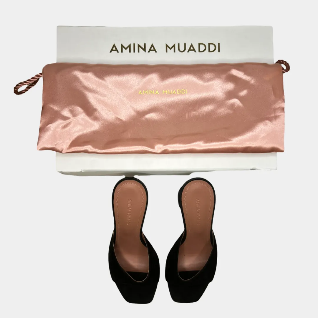 Pre-owned Amina Muaddi Sandals