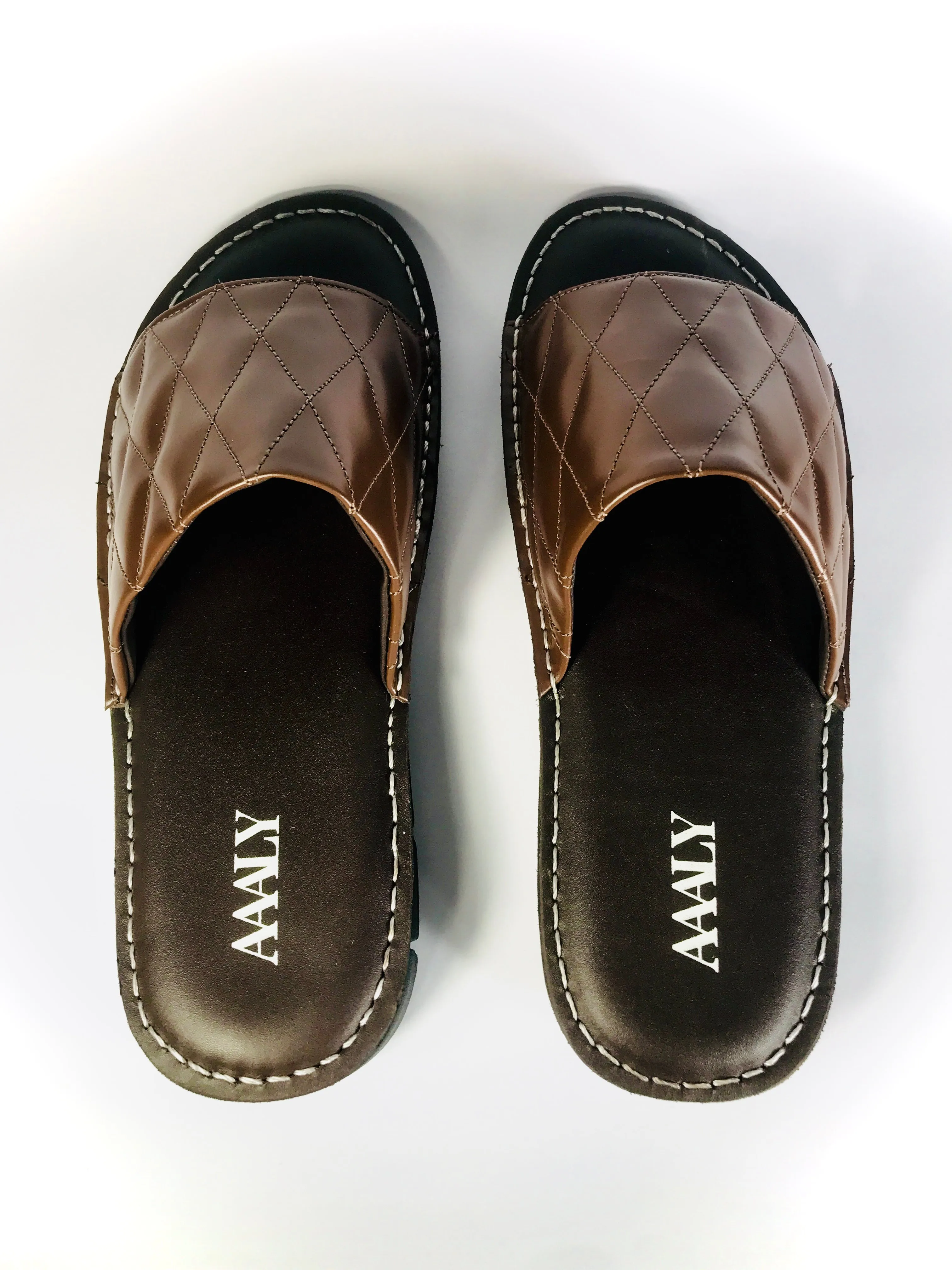 Quilted Leather Sandals