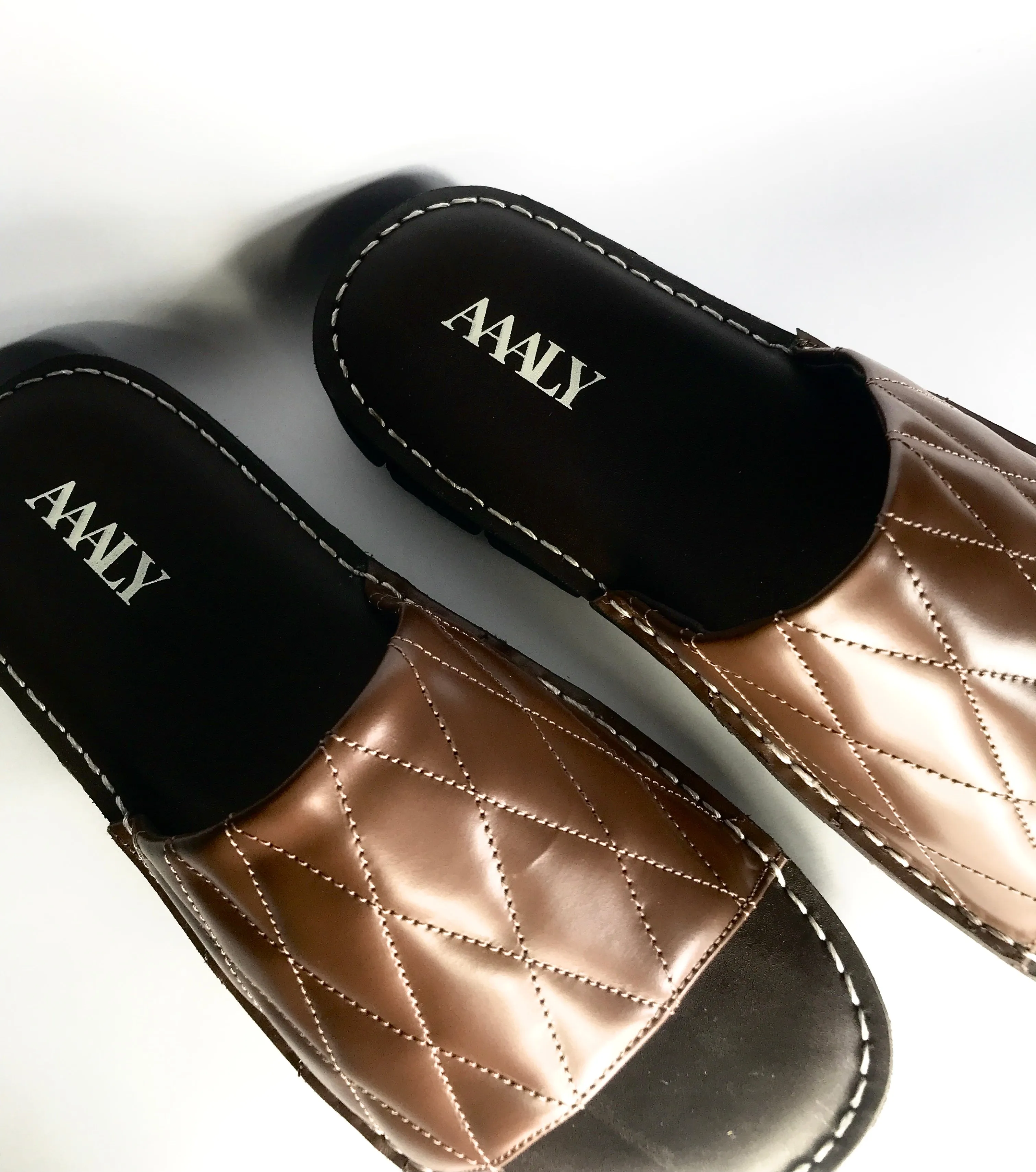 Quilted Leather Sandals