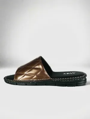 Quilted Leather Sandals