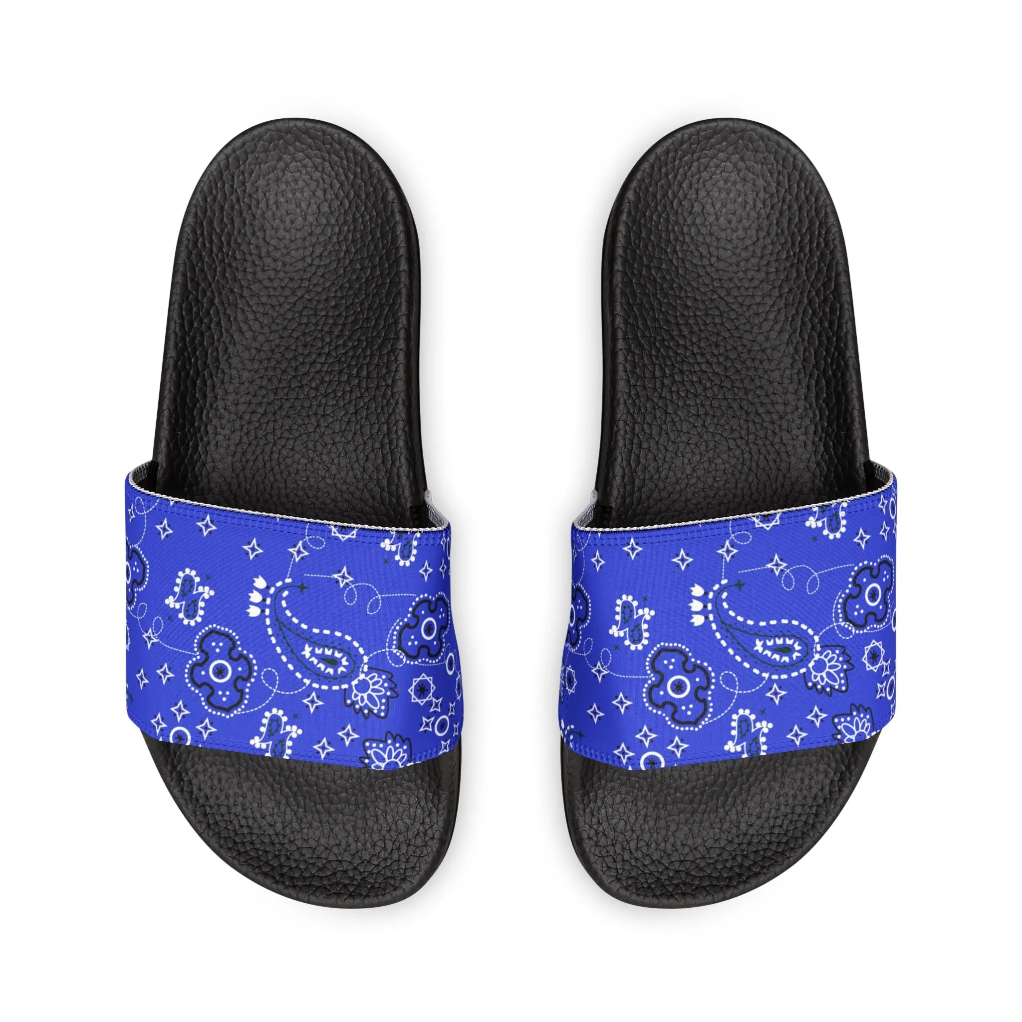"Blue Paisley Bliss" Women's Beach Sandals