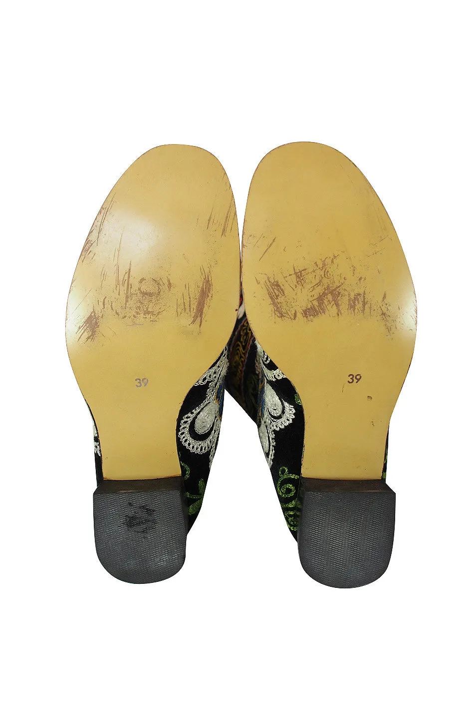 Rare 1960s Embroidered Boots 39