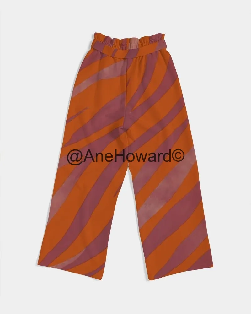 Red Zebra Women's High-Rise Wide Leg Pants