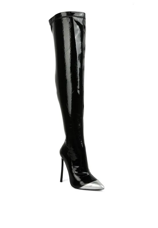 Sana Patent Boots