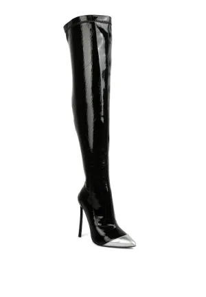 Sana Patent Boots