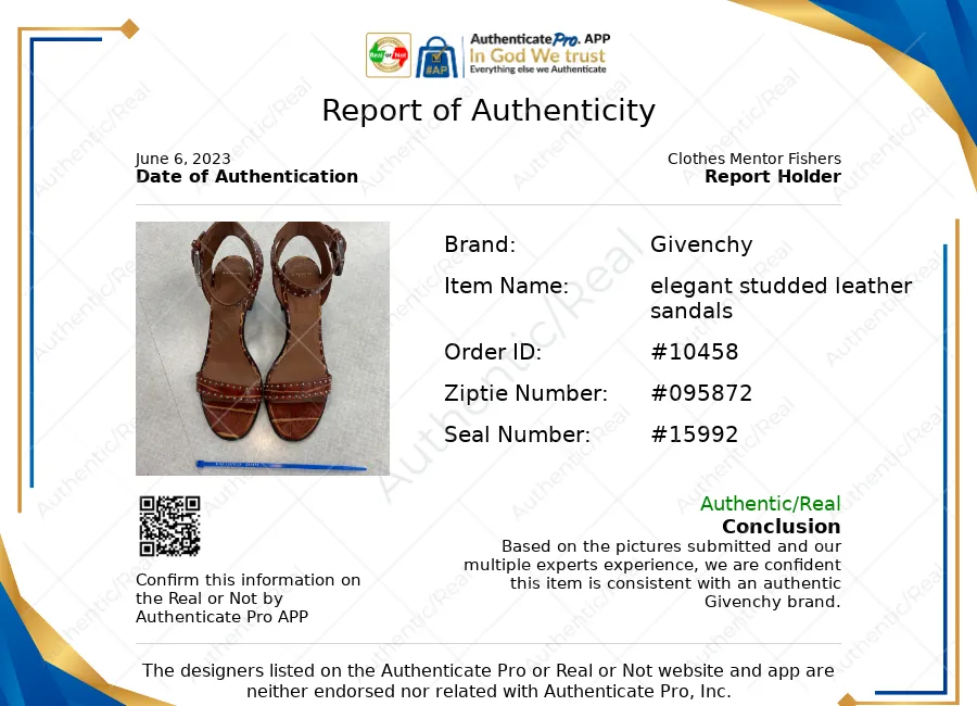 Sandals Luxury Designer By Givenchy  Size: 8 (38)