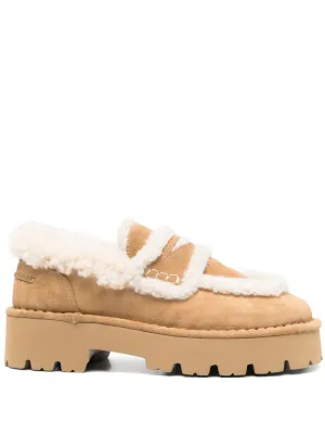 SANDRO suede loafers