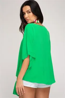 Scarlet Kimono sleeve top