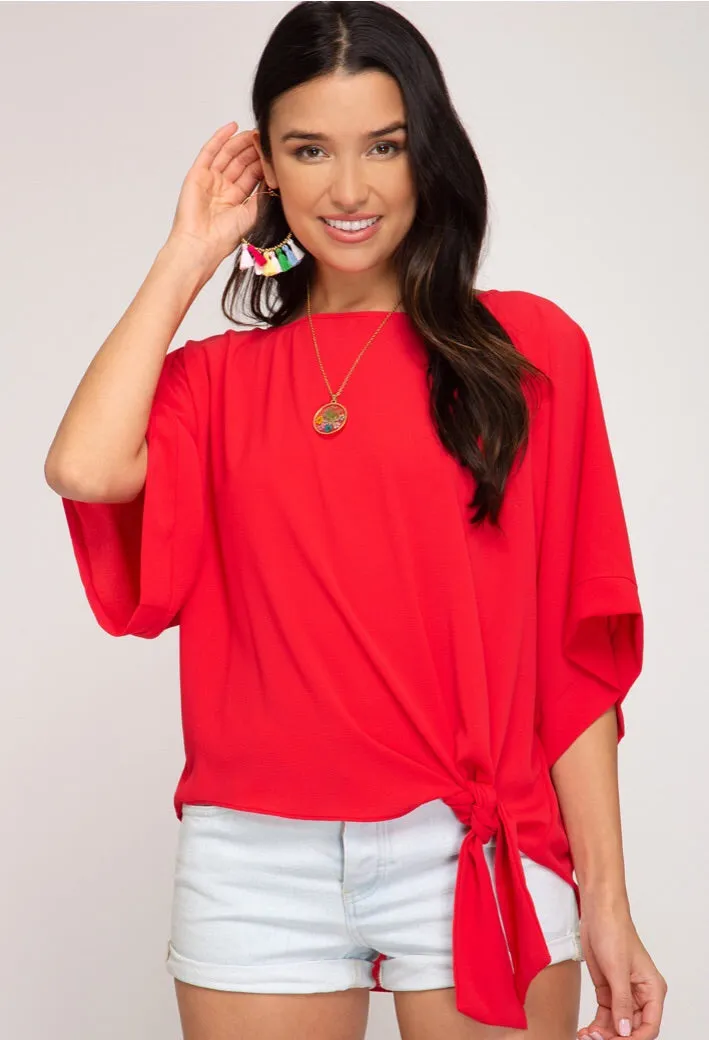 Scarlet Kimono sleeve top