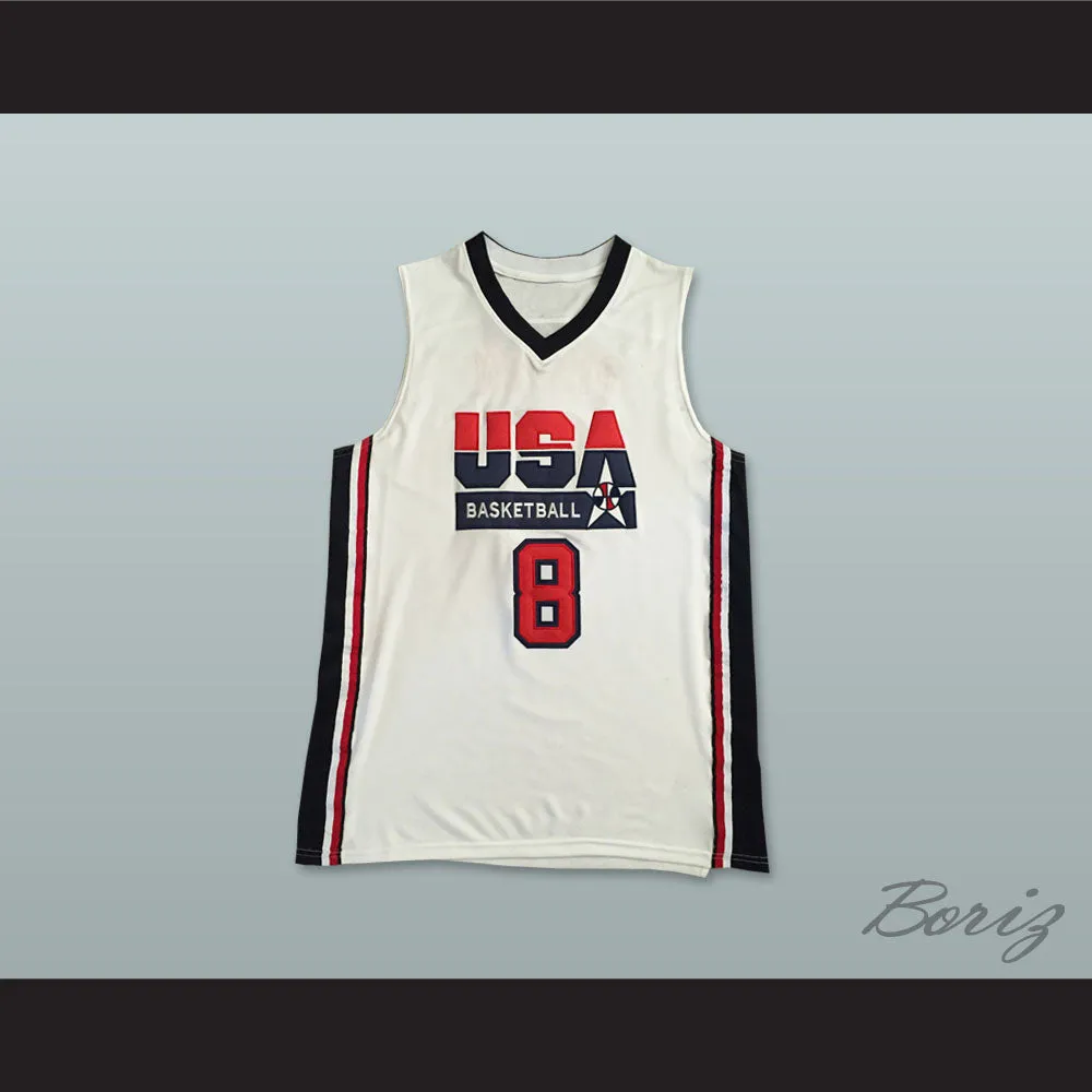 Scottie Pippen 8 USA Team Home Basketball Jersey