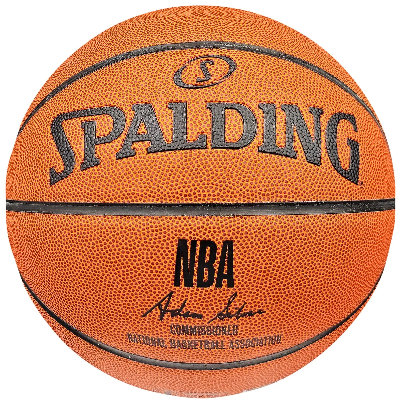 SHAWN KEMP AUTOGRAPHED SPALDING LOGO BASKETBALL SEATTLE SUPERSONICS MCS 202384