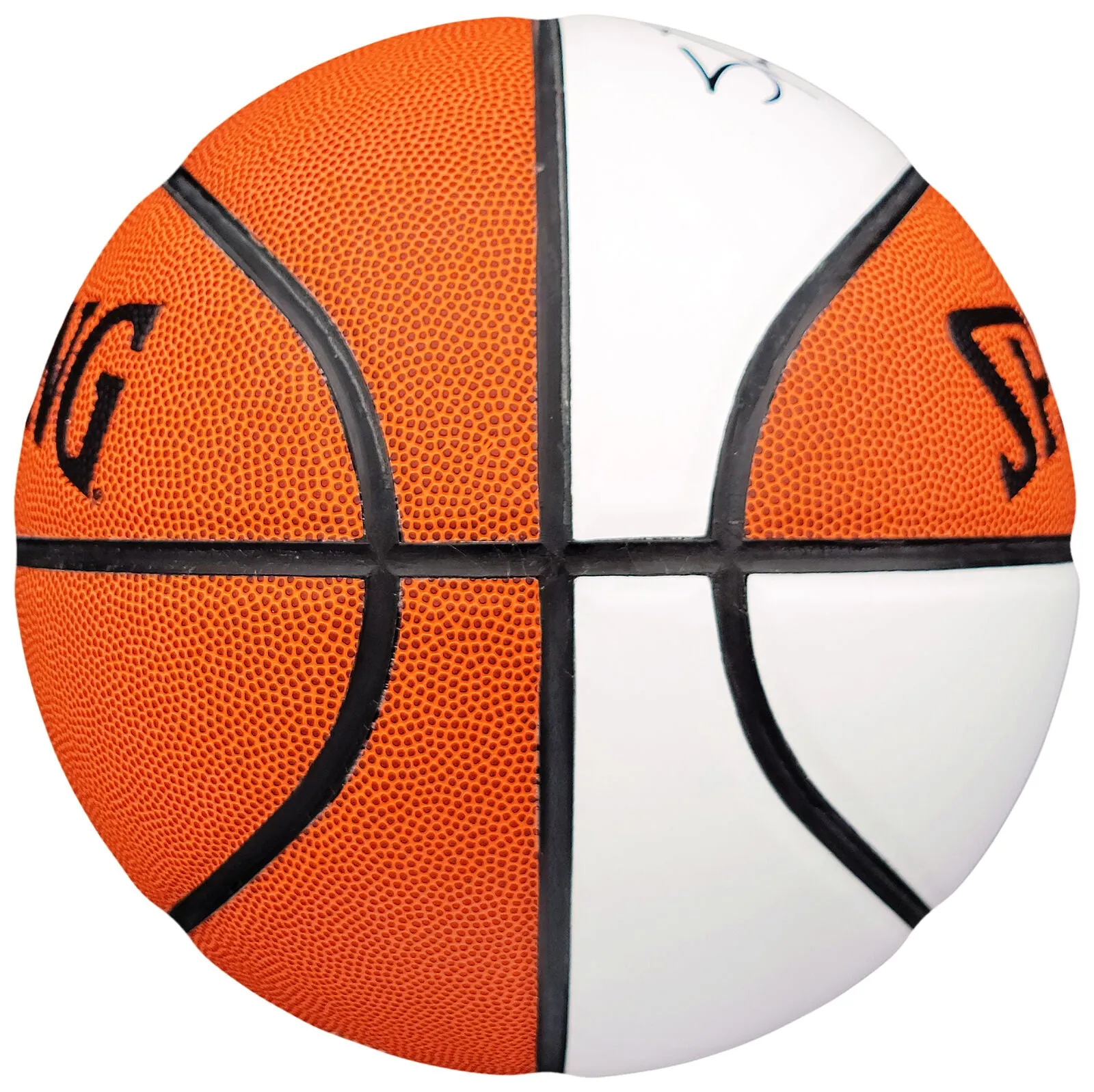 SHAWN KEMP AUTOGRAPHED SPALDING LOGO BASKETBALL SEATTLE SUPERSONICS MCS 202384