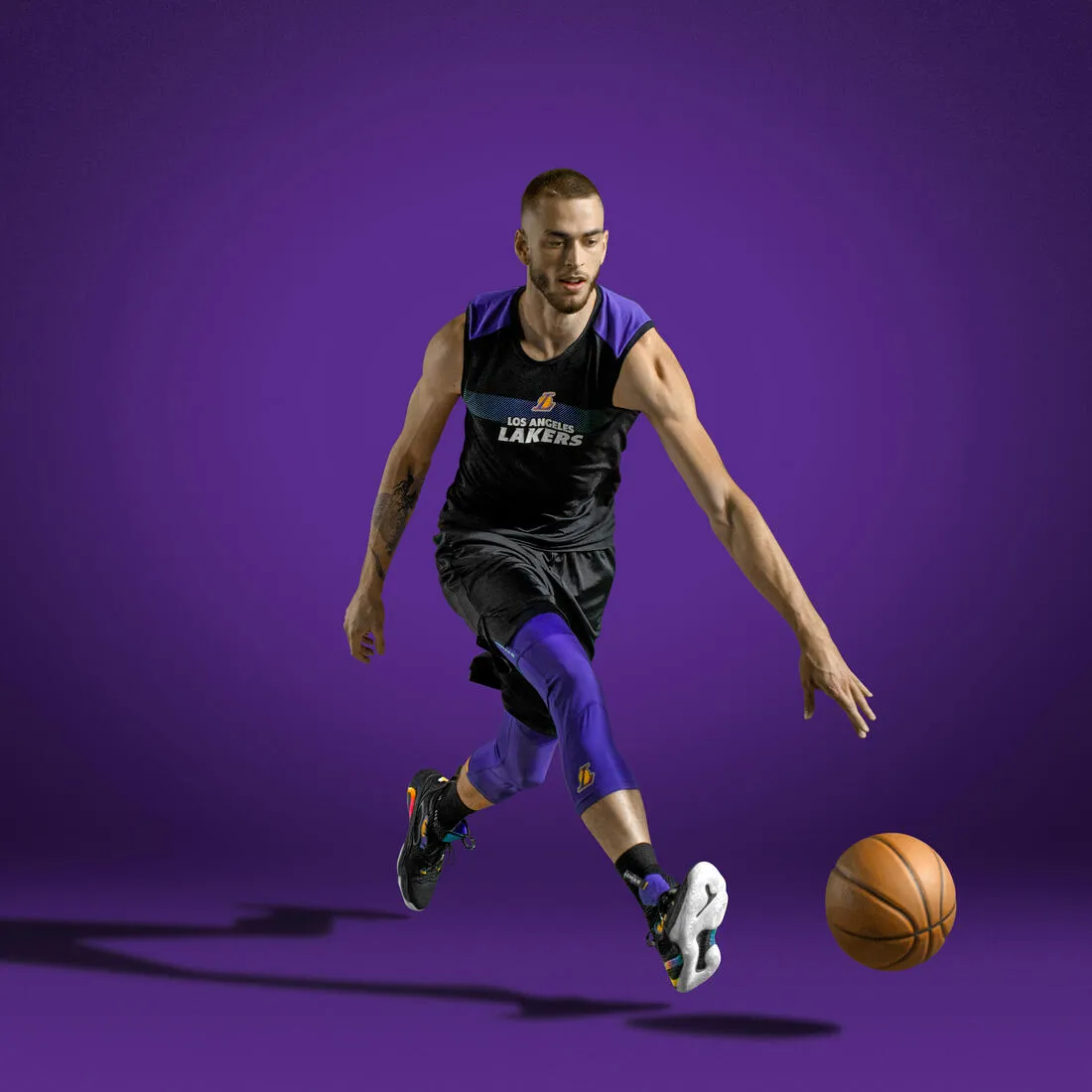 Sous-maillot basketball NBA Los Angeles Lakers sans manche Adulte - UT500