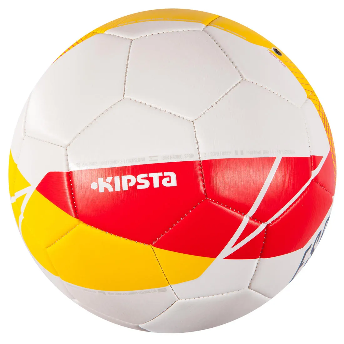 Spain Size 5 Football - White Red Yellow