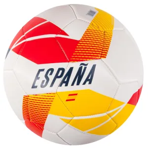 Spain Size 5 Football - White Red Yellow