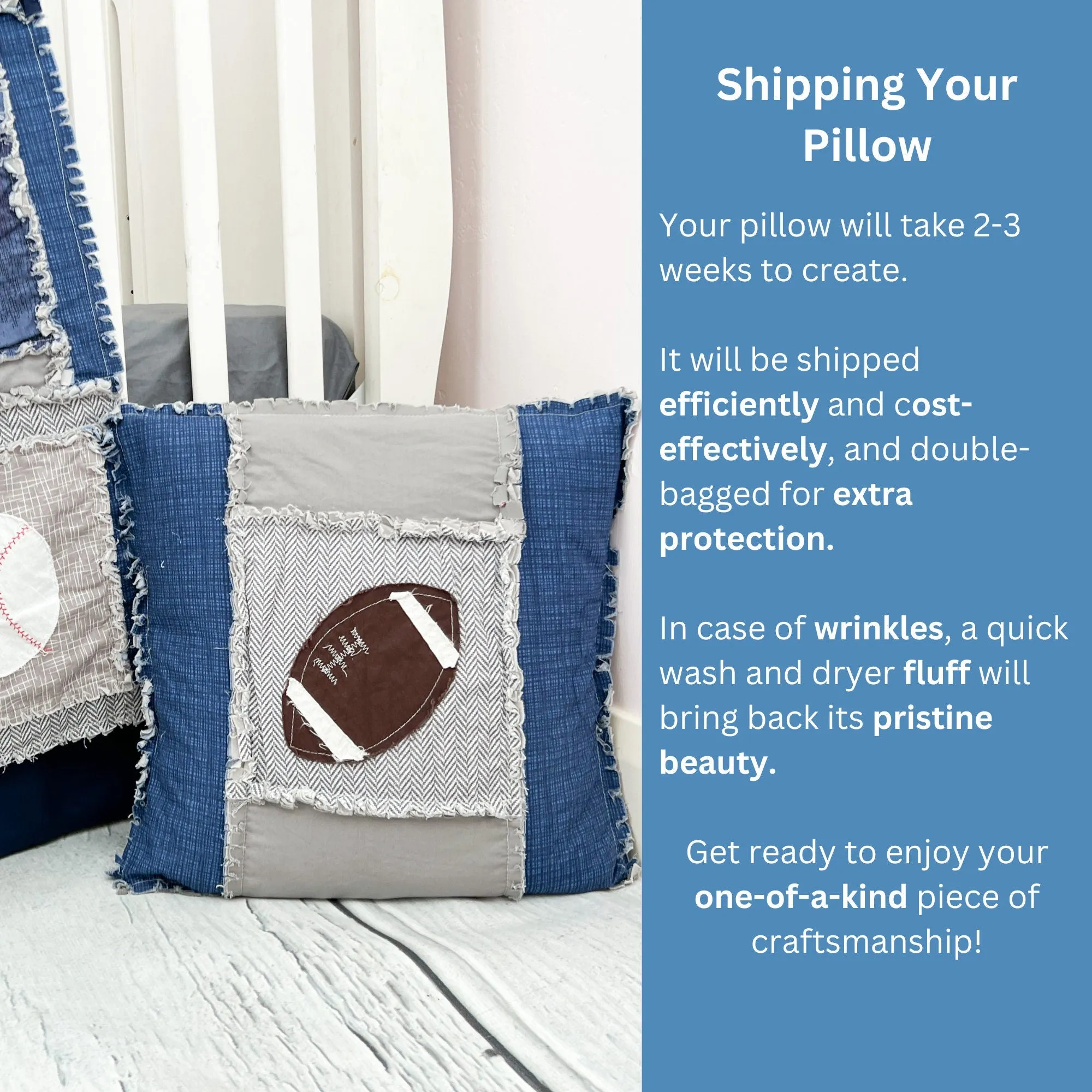 Sports Pillow Sham Bedroom Accessories, Coordinating Throw, Standard, Lumbar Pillow to AVTR Bedding
