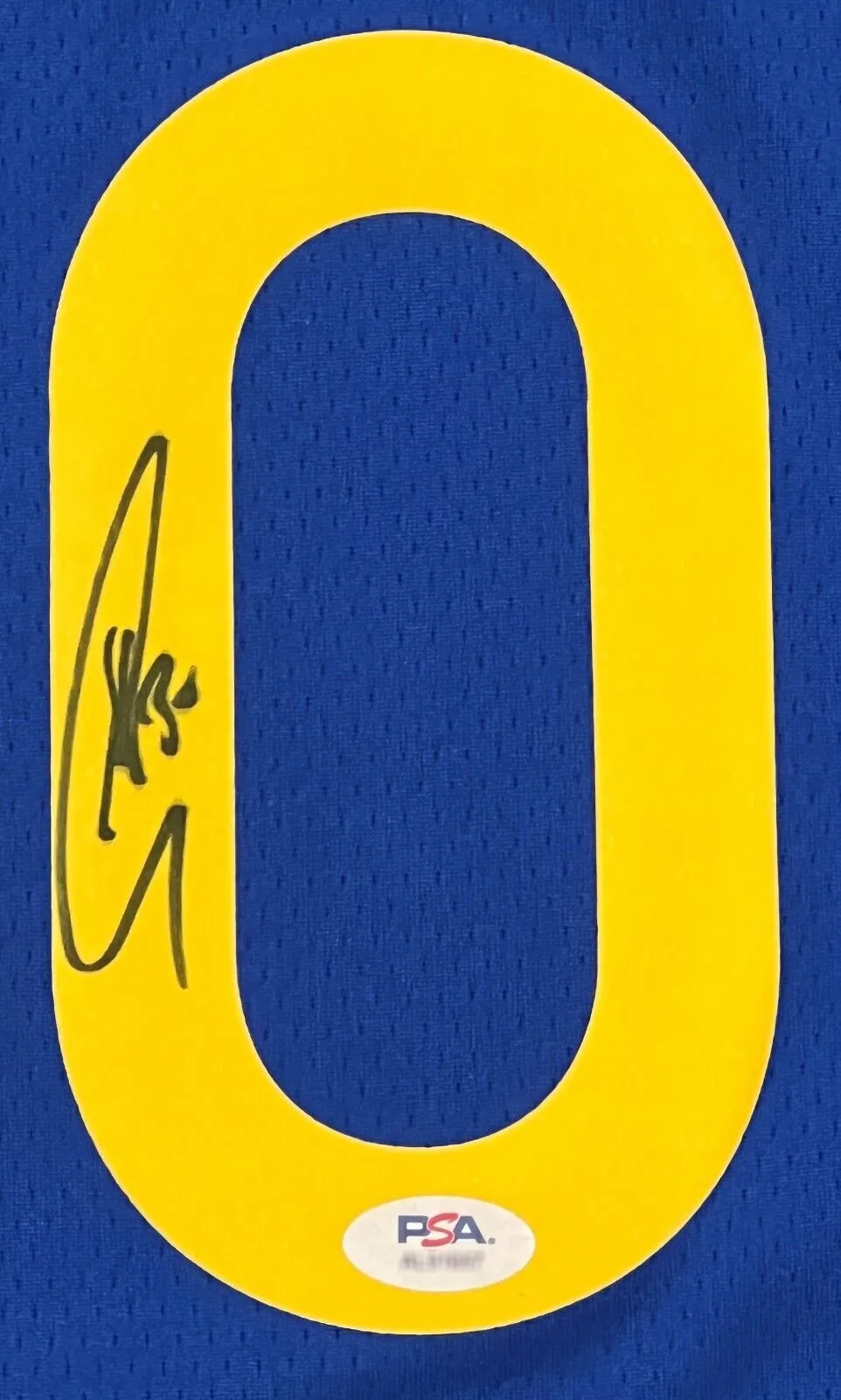 Stephen Curry Golden State Warriors Signed Blue NBA Swingman Nike Jersey PSA
