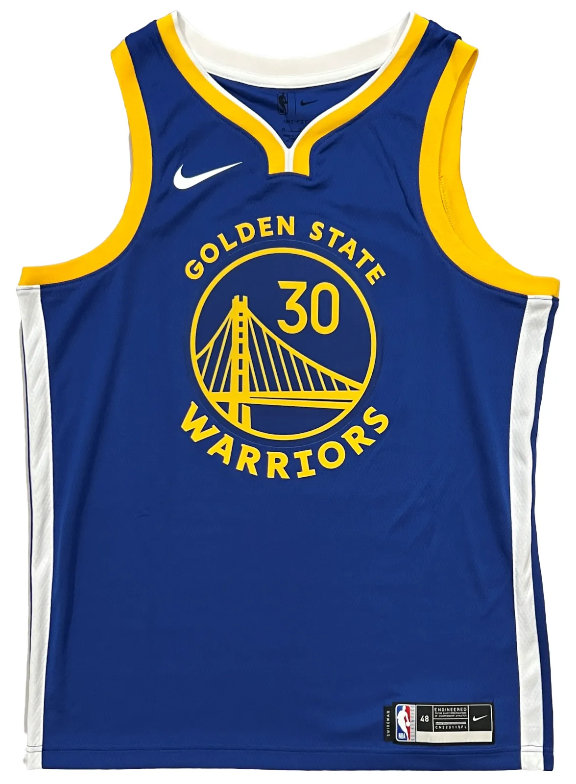 Stephen Curry Golden State Warriors Signed Blue NBA Swingman Nike Jersey PSA