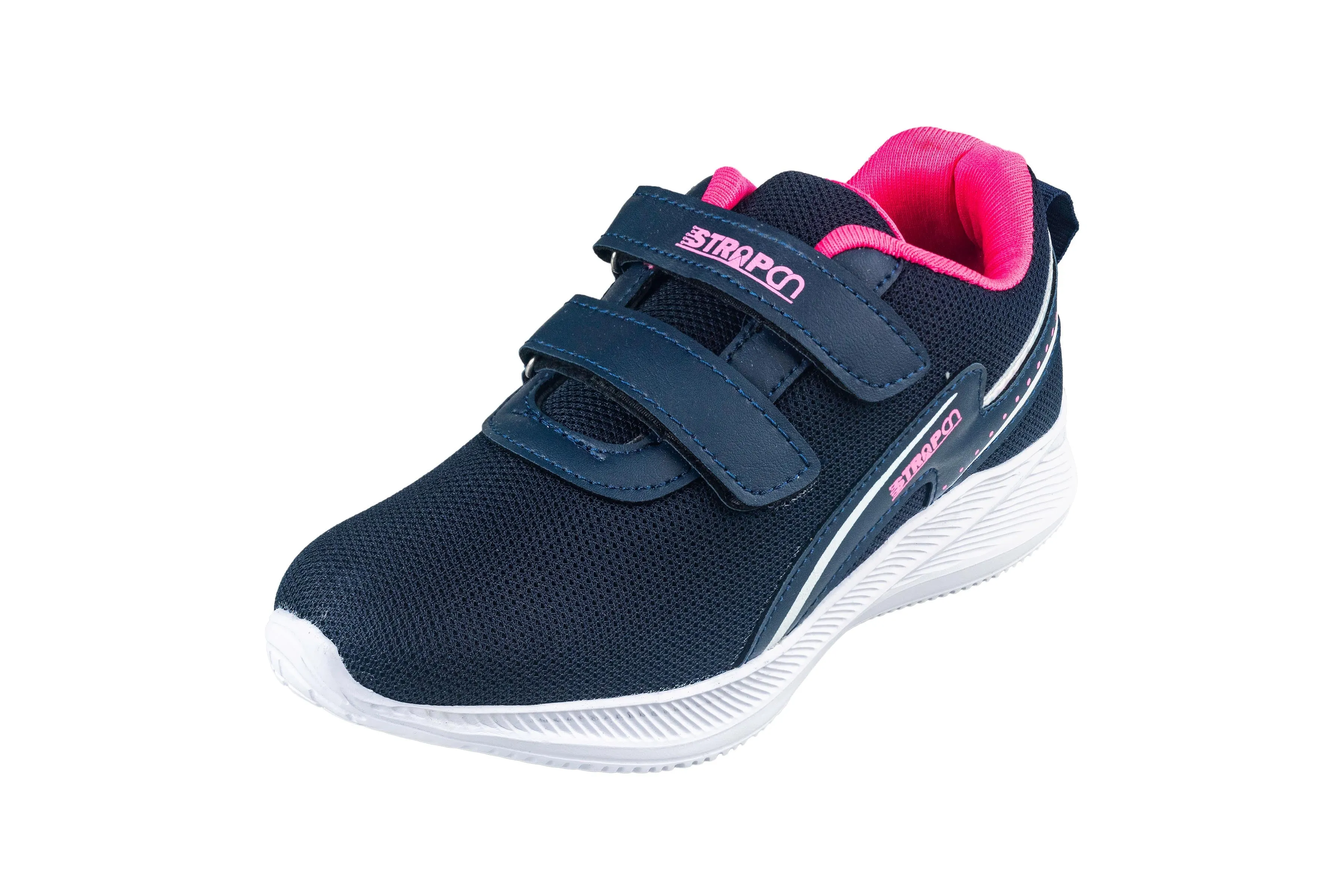 Strap On Ladies N. Blue / Pink Sports Shoe