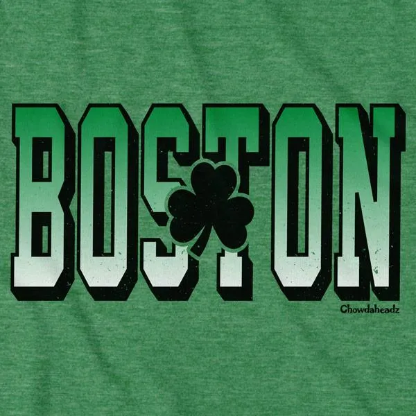 Tall Block Boston Shamrock T-Shirt