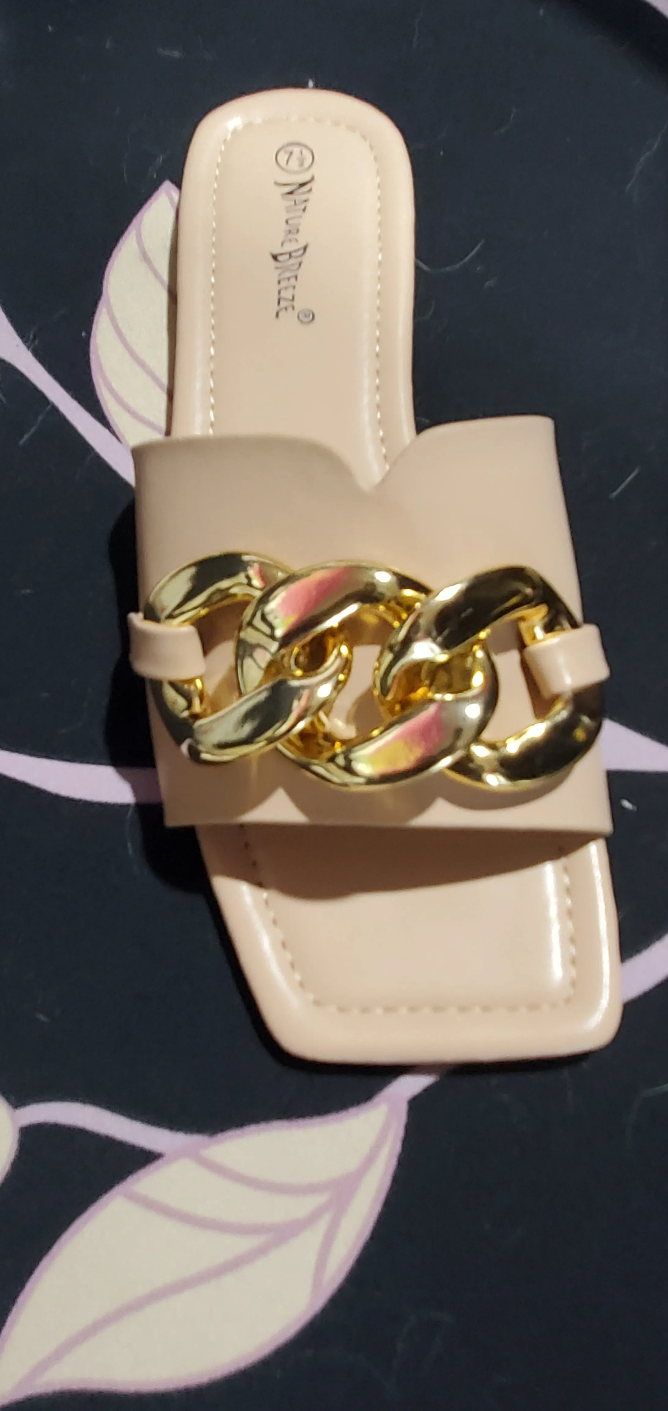 Tan Chained Sandal