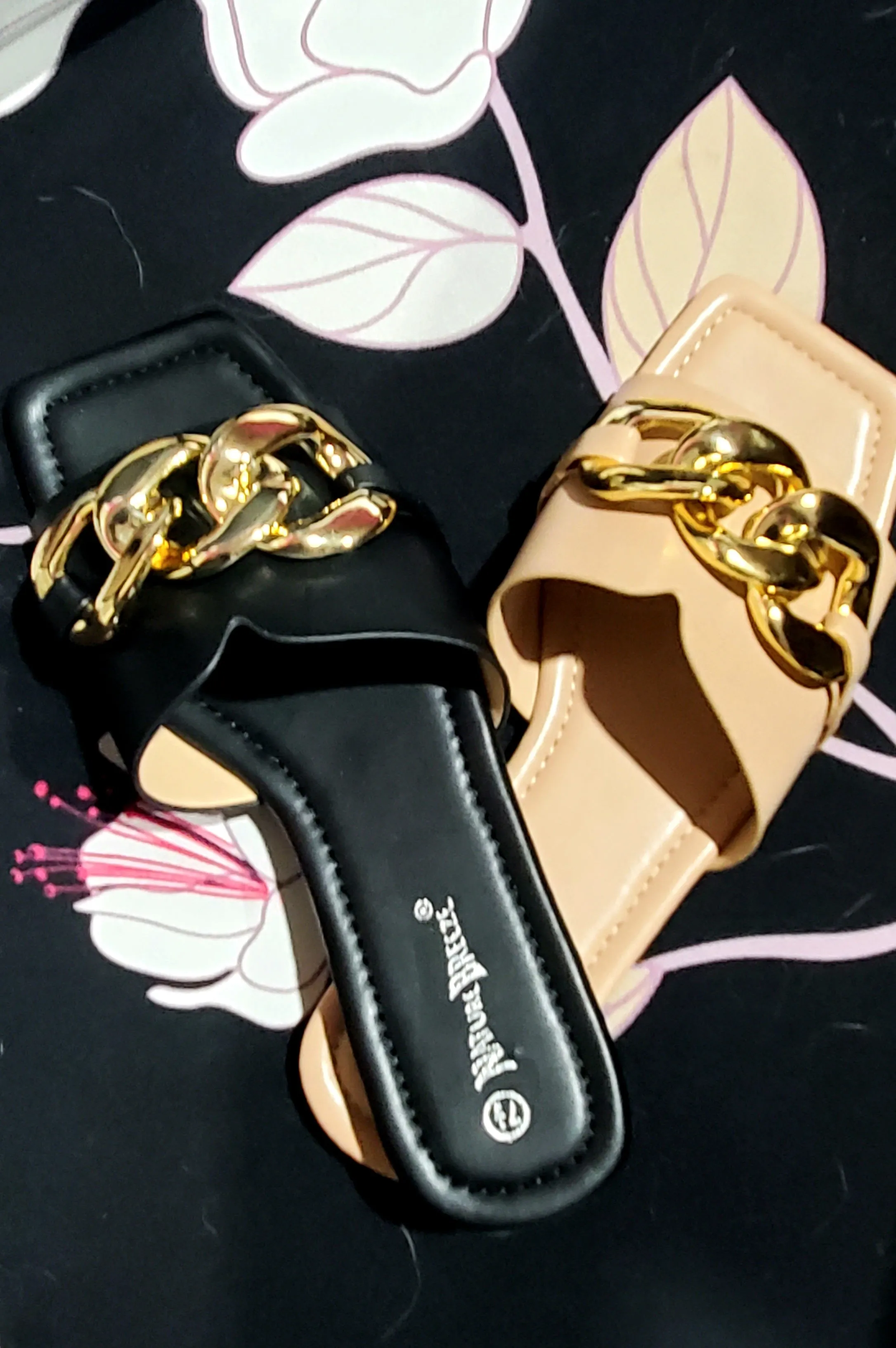 Tan Chained Sandal