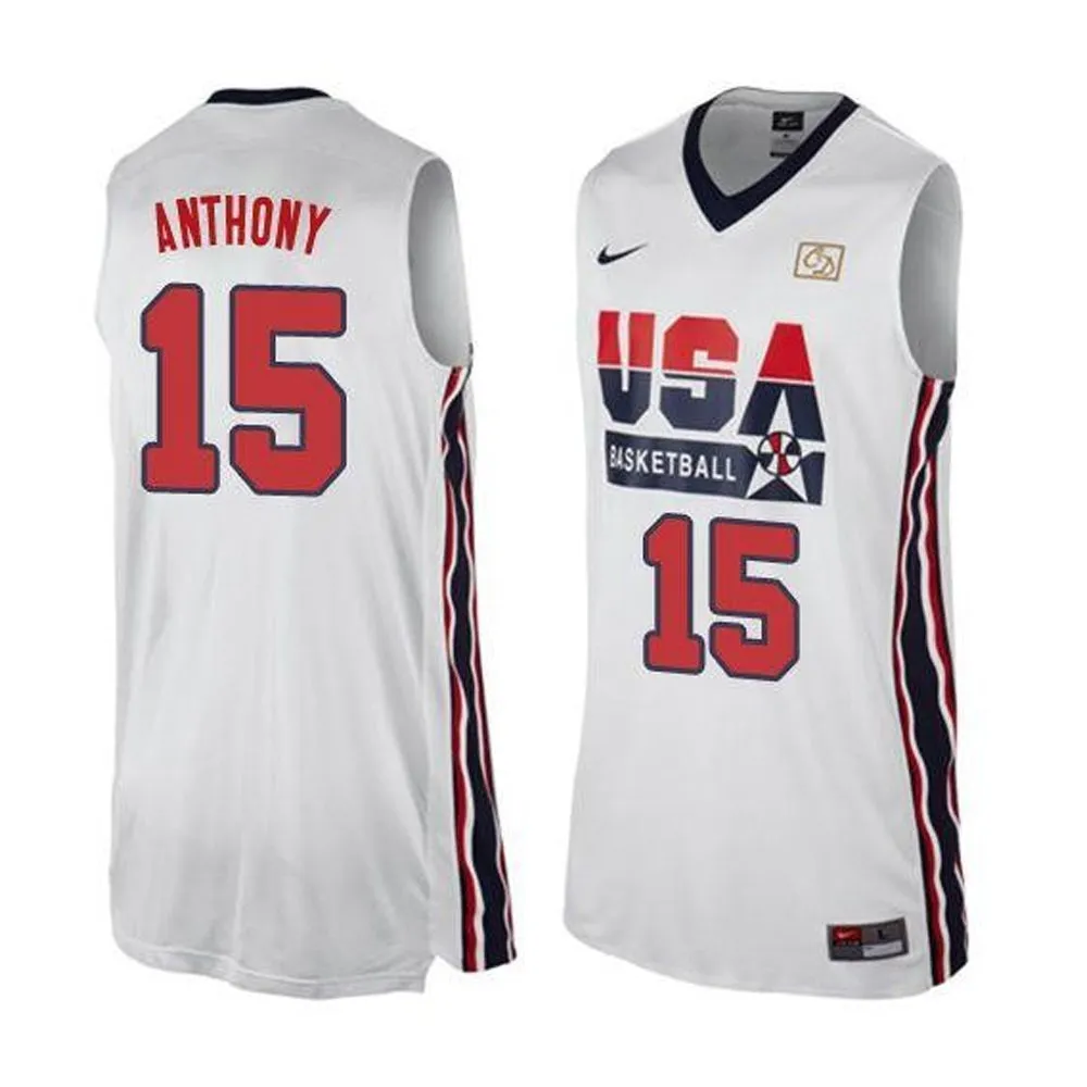 Team USA Carmelo Anthony 15 Jersey