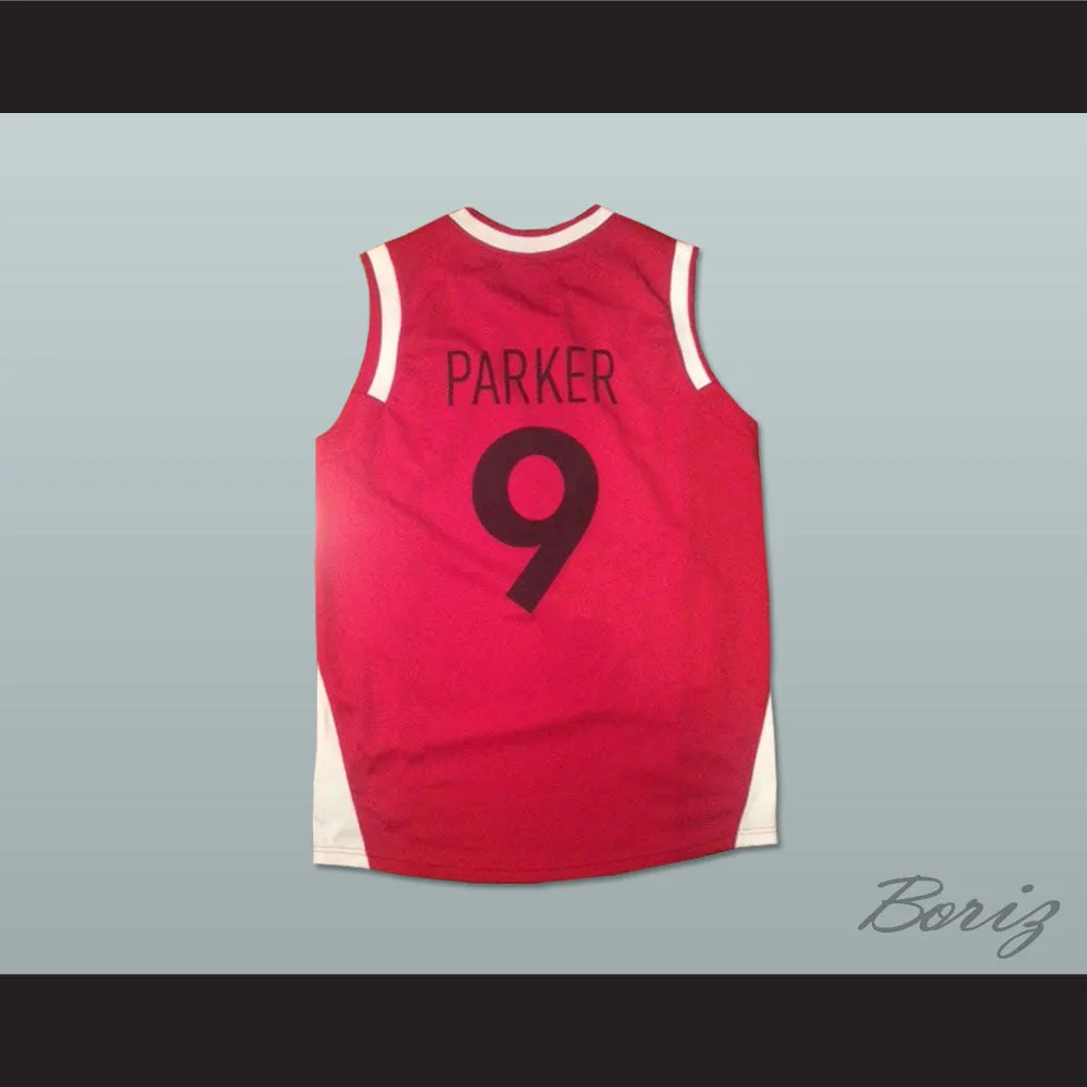 Tony Parker France National Team Red Basketball Jersey