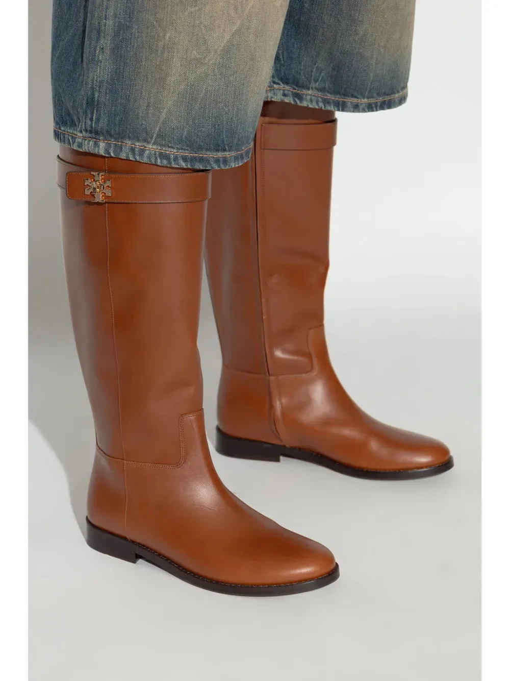 Tory Burch T Lock knee boots