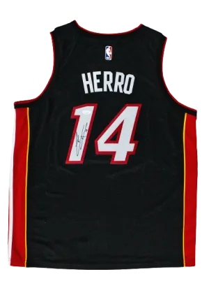 Tyler Herro Miami Heat Signed Black Nike Swingman NBA Jersey Boy Wonder JSA