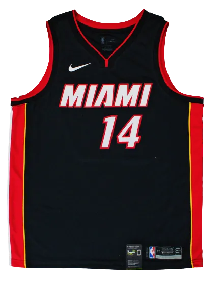 Tyler Herro Miami Heat Signed Black Nike Swingman NBA Jersey Boy Wonder JSA