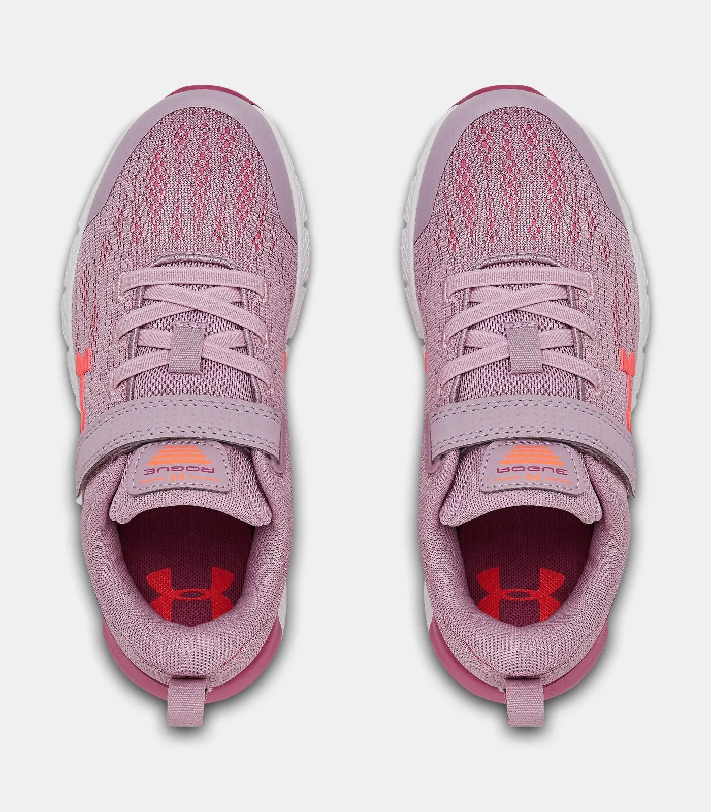 Under Armour Pink Fog/White/Peach Plasma Rogue A/C Sneaker