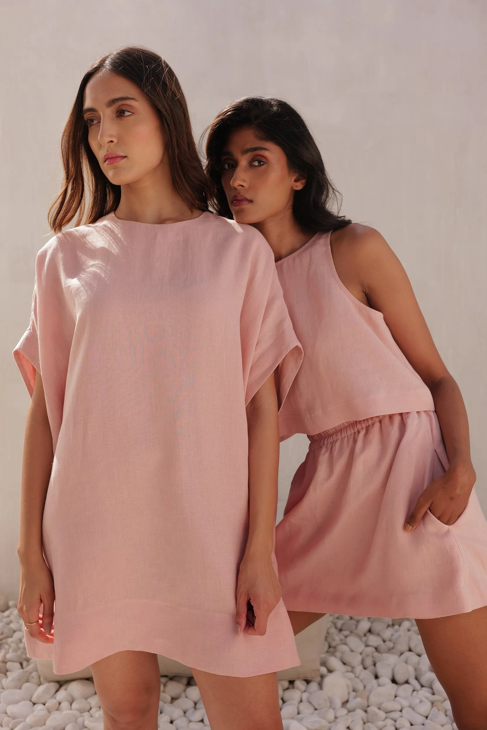Valencia Dress (Dusty Pink)