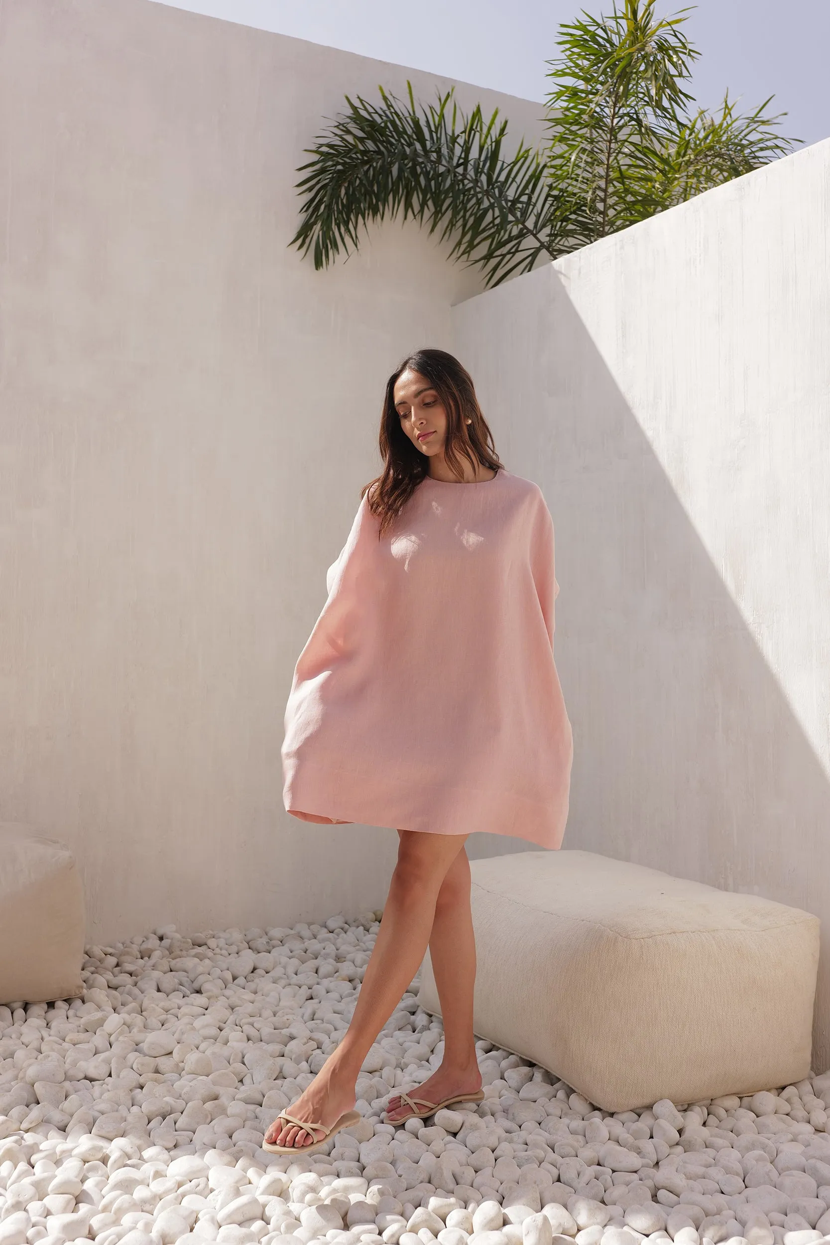 Valencia Dress (Dusty Pink)