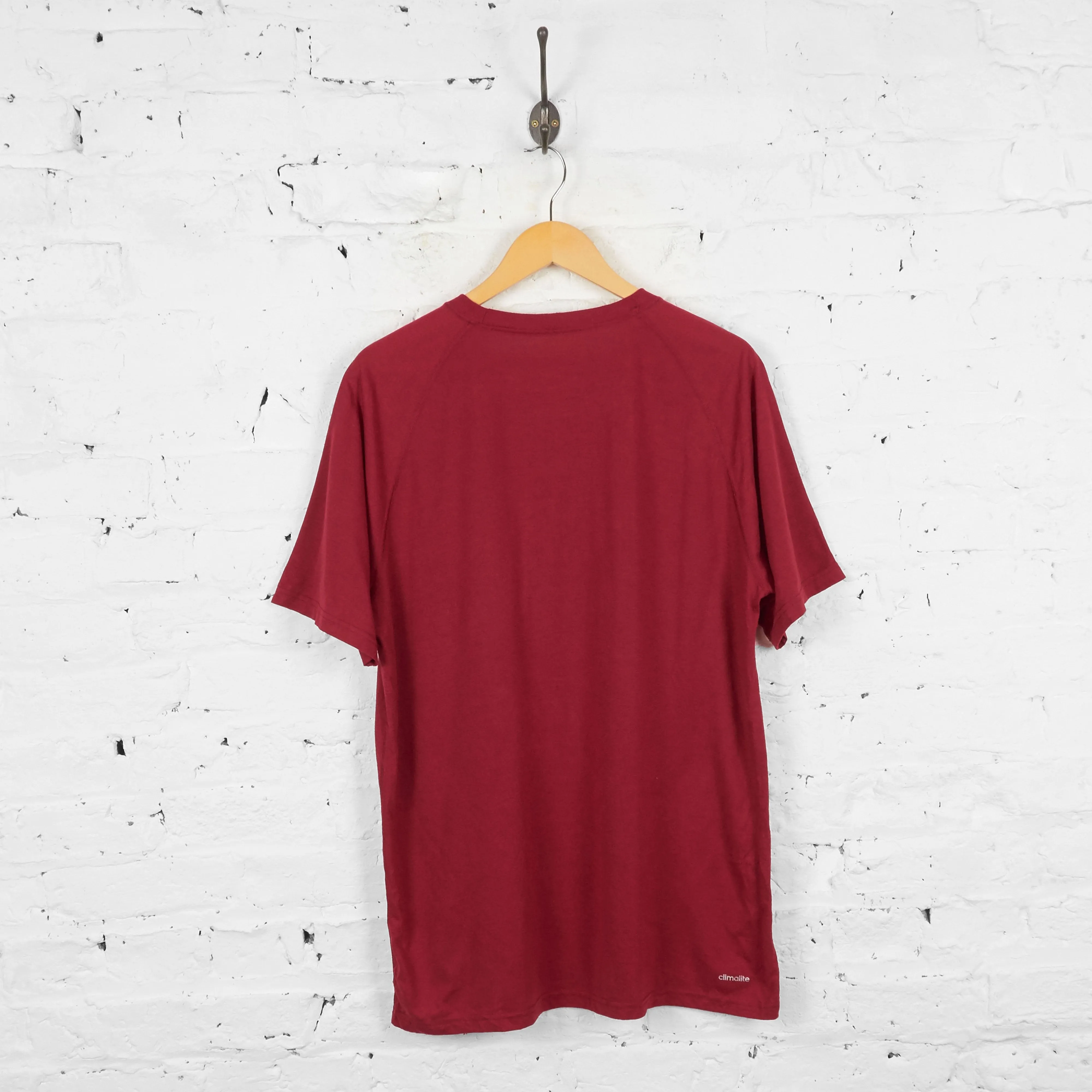Vintage Adidas Indiana Hoosiers Basketball T-shirt - Red - XL