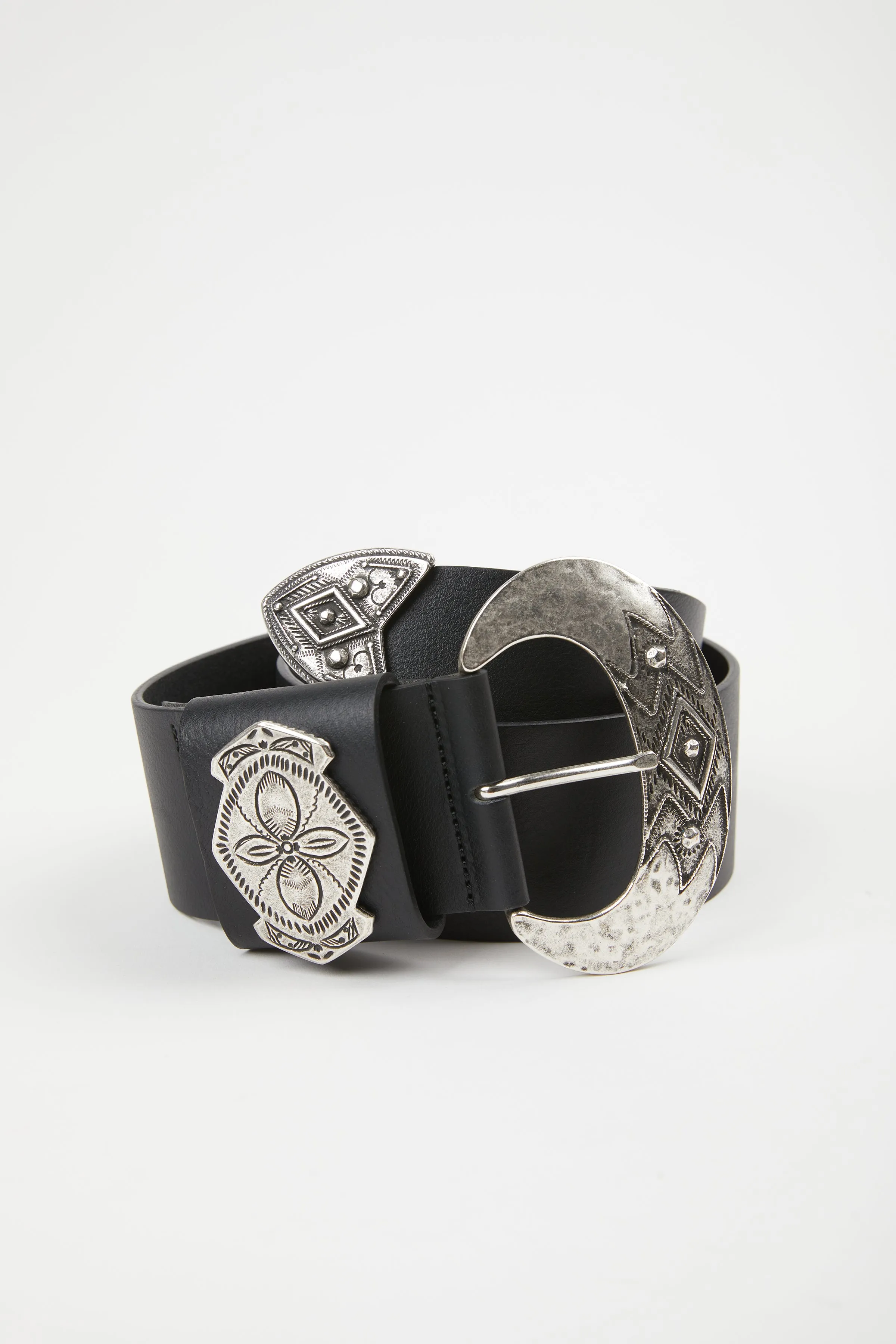 VINTAGE-INSPIRED LEATHER BELT